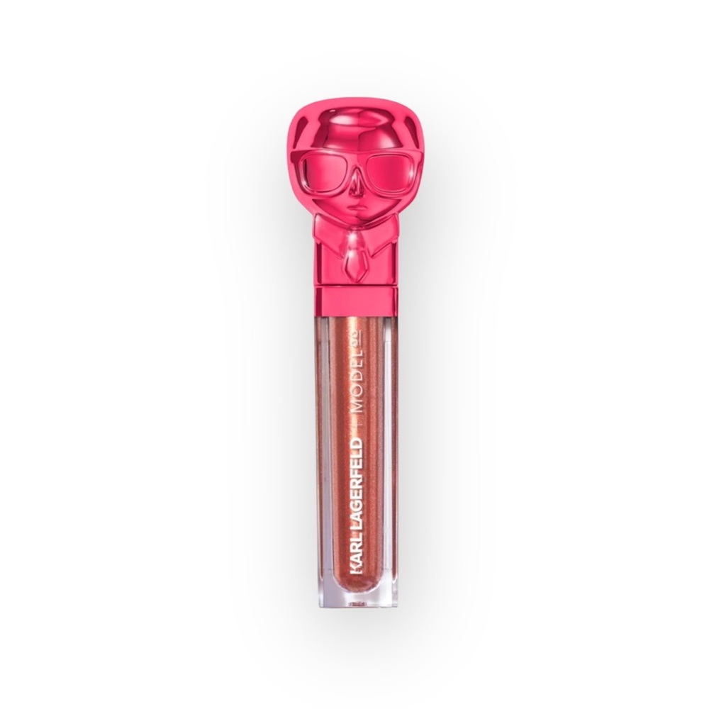 new Karl Lagerfeld x Modelco ᨎ Lip Lights Special FX Top Coat Gloss ᨎ Rhumba ᨎ